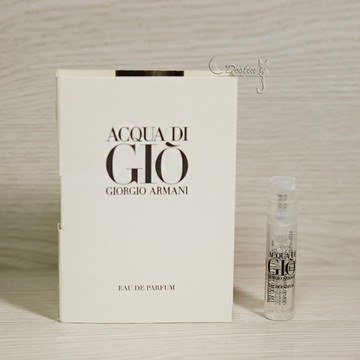 Giorgio Armani 亞曼尼 寄情水 男性淡香精 1.2mL 可噴式 試管香水 全新