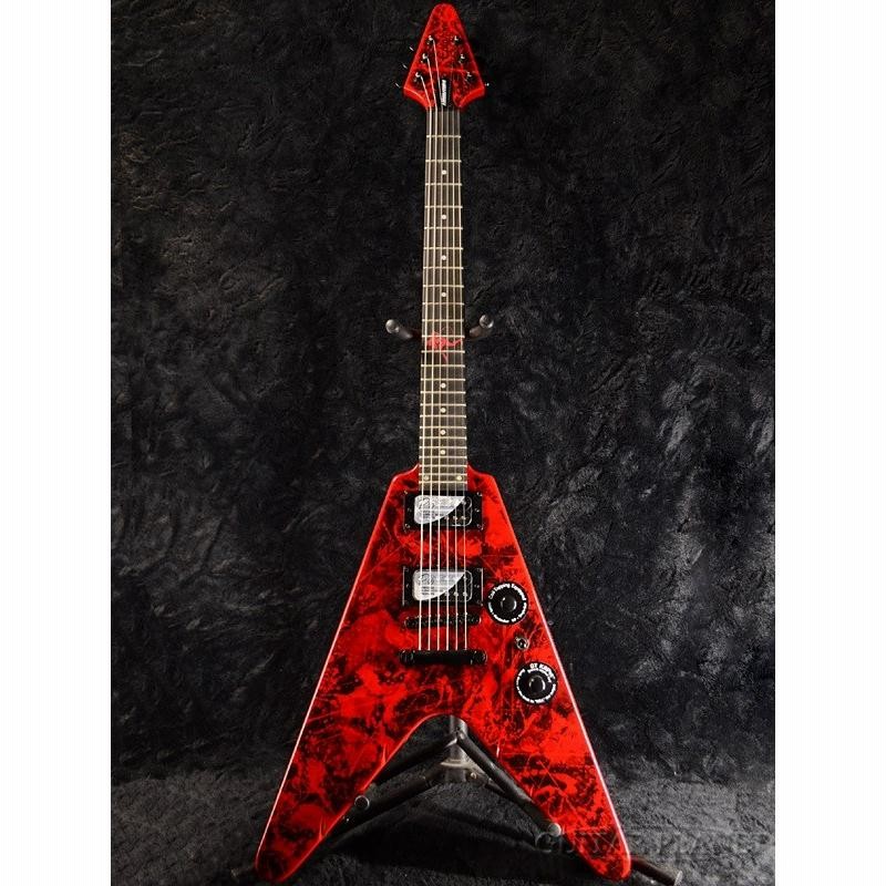 ふぁずたろう Epiphone Flying V エレキギター レッド Epiphone 1967 Flying V Electric Guitar | zZounds