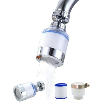 轉接頭節水器 [浴你相遇] 淨水過濾水龍頭節水器-短款過濾組 (起泡器轉接器增壓器濾芯濾棉)