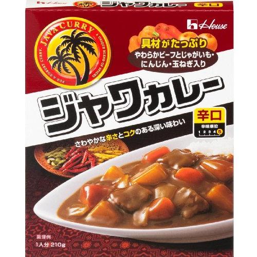 ハウス レトルトジャワカレー 辛口 210g×3個