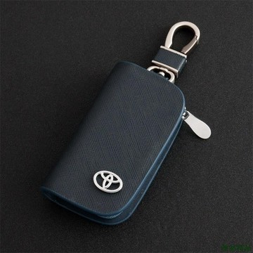 藝品精選👼Sienta鑰匙套-真皮鑰匙套-智能4鍵鑰匙包Toyota鑰匙套 保護套 RAV4鑰匙包