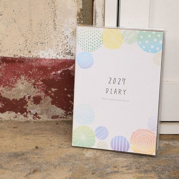 Chuyu 2027年 A5/25K直式週誌+甘特圖/專案紀錄追蹤/週計劃