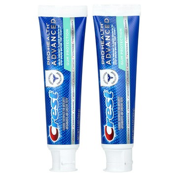 Crest, Pro Health，高階含氟牙膏，牙齦保護，2 支，每支 5.1 盎司（144 克）