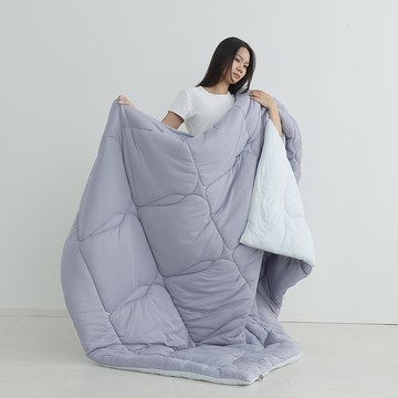 PUFFY發熱泡芙 / HEAT TECH⁺速暖泡芙針織被 / 藍莓慕斯 / HOYACASA