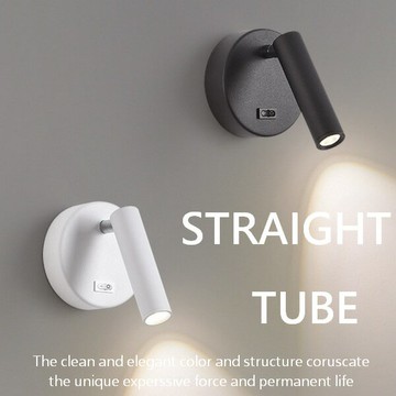 【威森家居】北歐 長直筒圓盤壁燈 現貨實木鐵藝工業風現代簡約吸頂燈吊燈客廳臥室燈具設計師檯燈立燈 L180664