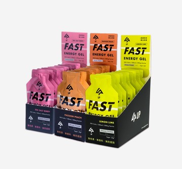 UP FAST 能量果膠 - 20入 (檸檬、莓果、蜜桃)