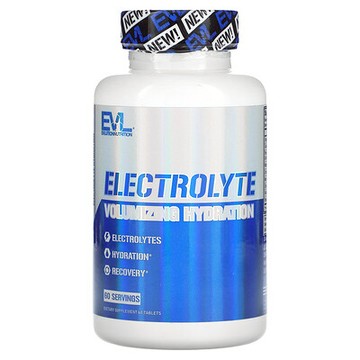 EVLution Nutrition, Electrolyte Volumizing Hydration，60 片