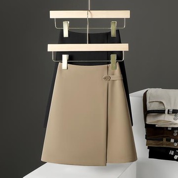 不規則短裙韓版百搭顯瘦高腰a字半身裙女夏季2025新款OL西裝裙子