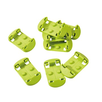 HABA酷樂比滾球配件 兒童軌道益智遊戲 無限擴充建構 培養邏輯訓練 專利兩段式扣接設計  軌道連接器 落地款  1盒