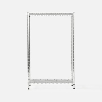 特力屋 鍍鉻二層架 寬75*深35*高120公分