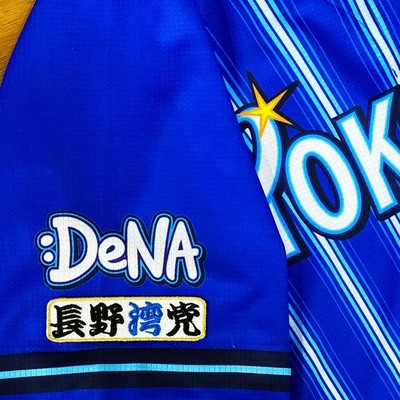 ★送料無料★横浜 DeNA ベイスターズ　長野湾党　白布　応援　刺繍　ワッペン　ユニフォーム