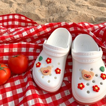 🇰🇷 韓國KKOBA 現貨 TETEUM 眼鏡小熊 鞋扣 ver.1 多巴胺款 CROCS 洞洞鞋扣 韓國文創