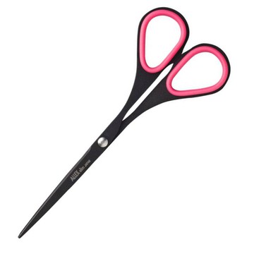 林刃物 Slim極細長刃剪刀(大) 140-不沾膠 粉紅