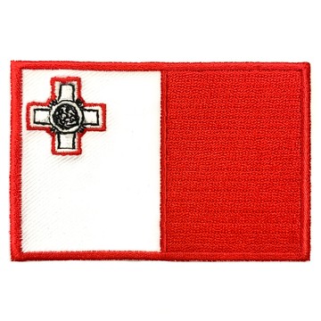 A-ONE 匯旺 馬爾他 國旗刺繡布貼 Set 3 8 x 5 cm 台灣製