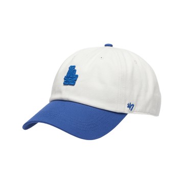 LOS ANGELES DODGERS CONTEMPORARY '47 CLEAN UP CAP WHITE BLUE