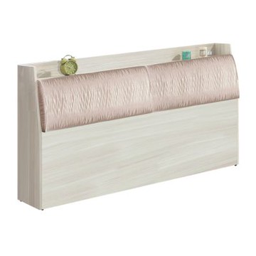 文創集 尼利5尺雙人皮革床頭箱(不含床底＋不含床墊)-152x32x93cm免組