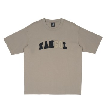 KANGOL 短T 深卡其 經典 圓領T 短袖 中性 6525100432