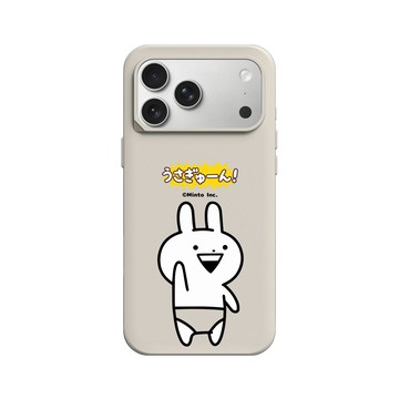 iPhone 17 Pro Max SolidX 貝殼灰 - Usagyuuun 小突兔 - 哈囉你好嗎