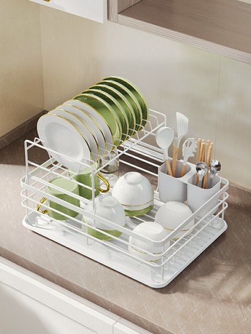 放碗碟子盤子收納架碗碟架瀝水架碗柜家用廚房碗盤架洗碗槽置物架