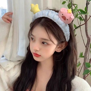 🔥高雄出貨💇‍♀️洗臉化妝洗漱束髮帶簡約髮箍少女頭箍可愛網紅頭套綁發捆韓國頭飾 束髮帶 髮帶 洗臉頭飾