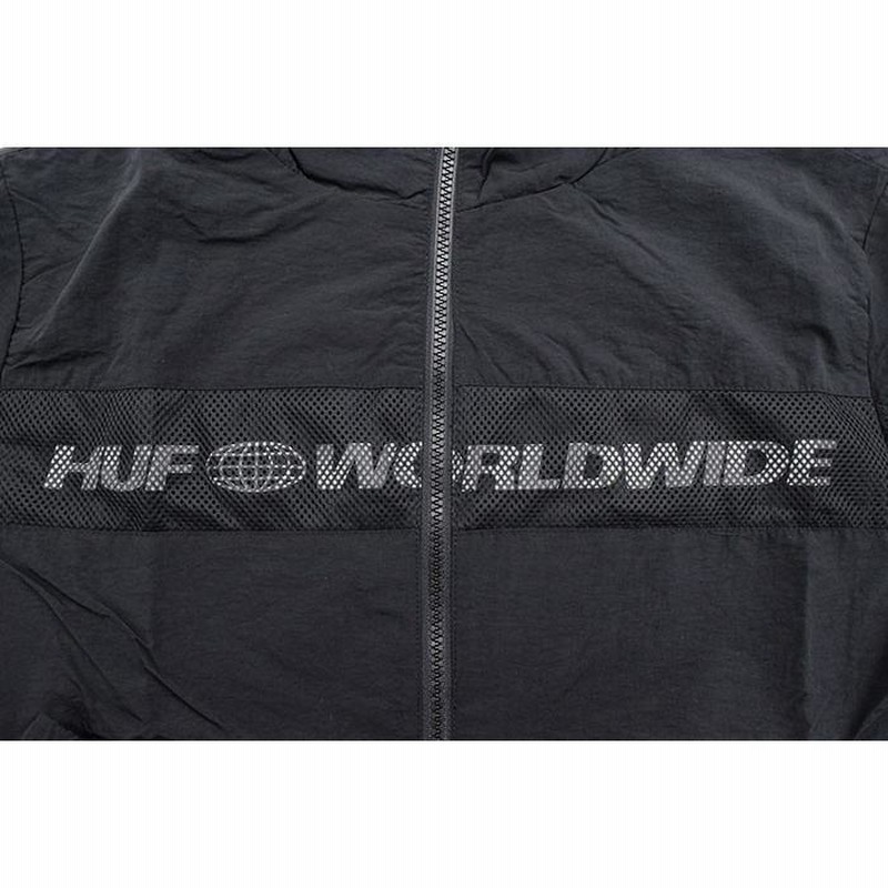 【新品・入手困難】ハフ ジャケット HUF メンズ  ナイロンジャケット 黒