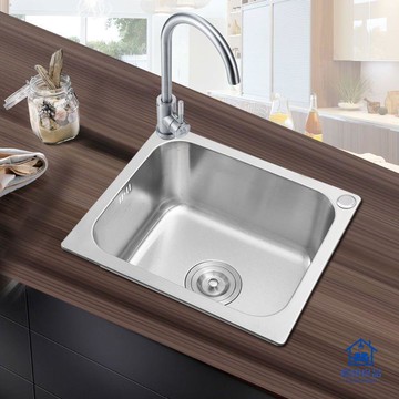 免運/附發票 水槽 廚房水槽 單槽 雙層 廚房洗菜盆 304不銹鋼水槽單槽 加厚洗菜盆小號廚房洗碗手池大陽臺洗衣盆單盆工廠現貨直銷 售後保障 全館八折 5yy