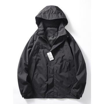 戶外軟殼美式工裝沖鋒衣外套男春秋潮牌防風防水風衣外貿男裝夾克