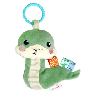 Qbibiya 蛇麼都行安撫玩偶  1個  抹茶蛇寶