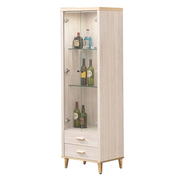 唯熙傢俱-凱斯金雙色2尺展示櫃