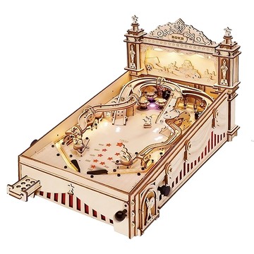 ROKR 立體木製組裝模型 3D 彈珠台 EG01  1個