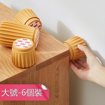 【荷生活】床頭防搖晃固定器 床板家俱穩定消音器 家俱墊高器-大號3組六入