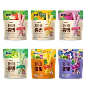 韓國 BEBECOOK 寶膳 嬰幼兒初食綿綿貝貝棒(多款可選)幼兒米棒