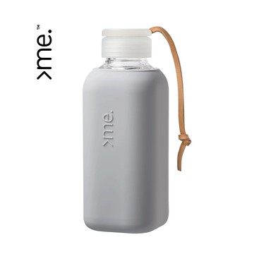 瑞士 SQUIREME Love Cube 玻璃瓶 Y1｜極簡灰｜600mL