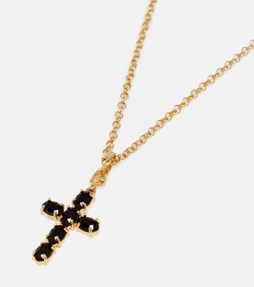 Dolce & Gabbana Cross embellished chain necklace