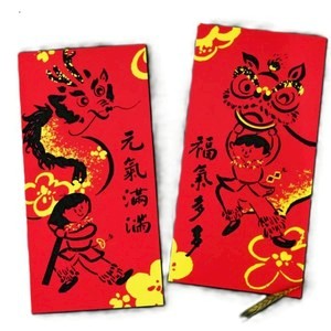 三支筆工作室-舞龍舞獅門神組