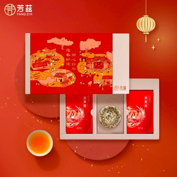 【快速出貨】【芳茲】日月養生滴雞精(常溫)迎春好運6入禮盒(含天目釉品茗杯+精美提袋)