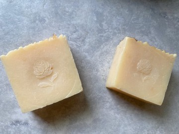 法國奧圖玫瑰蛋白面膜洗臉皂/純露的細膩洗感/卓瑪愛象/手工皂