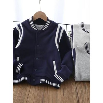 男童棒球服外套外貿童裝春秋款兒童衛衣上衣夾克衫寶寶休閑開衫A