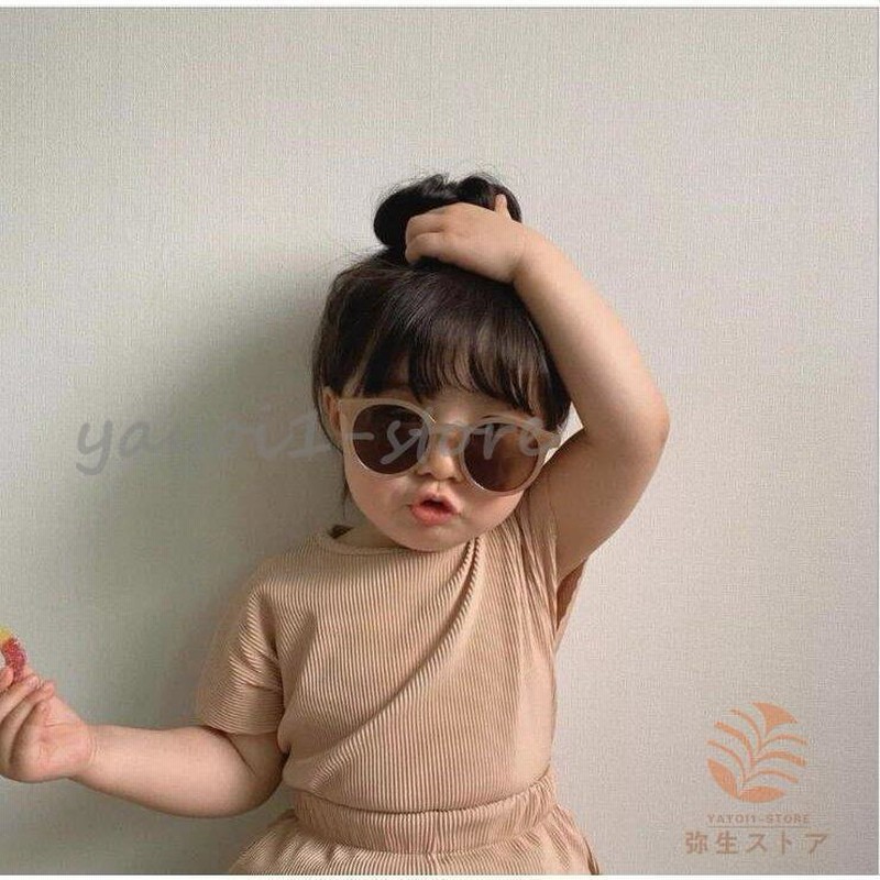 サングラス 子供用 キッズ ベビー キッズファッショングラス ラウンド 丸 ラバーテンプル インファント 幼児用 0才〜8才 UVカット 紫外線カット  通販 LINEポイント最大0.5%GET LINEショッピング