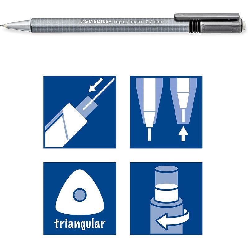 Staedtler TriPlus Mechanical Pencil with Ergonomic Triangular Barrel