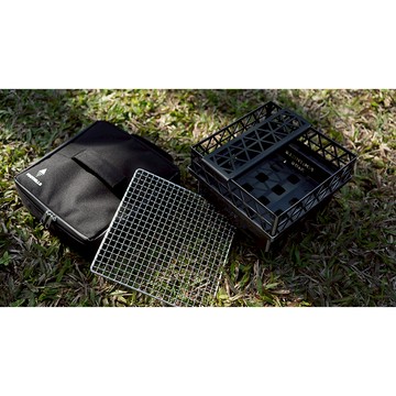 《FOOTHILLS 山麓》焚火台KID(附提袋)｜【海怪野行】 不鏽鋼 露營必備 方便 孩童 黑化 機露 便利