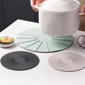 RAY日光隔熱墊家用超大號硅膠鍋墊防燙餐桌墊耐高溫盤墊碗墊北歐