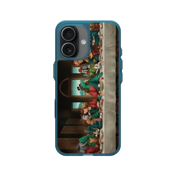 iPhone 17 Clear (相機按鈕) 夜幕藍 - 怪奇事物所 Incrediville - 最後的晚餐