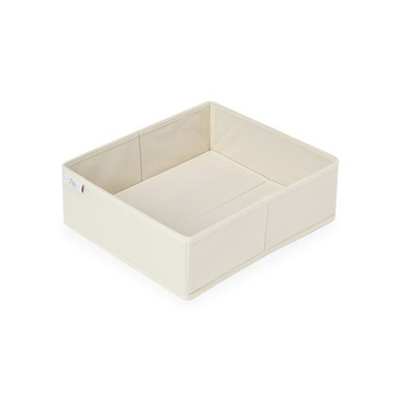 【日本天馬】Fits 布質分格收納盒(單格)-面寬30cm-3入