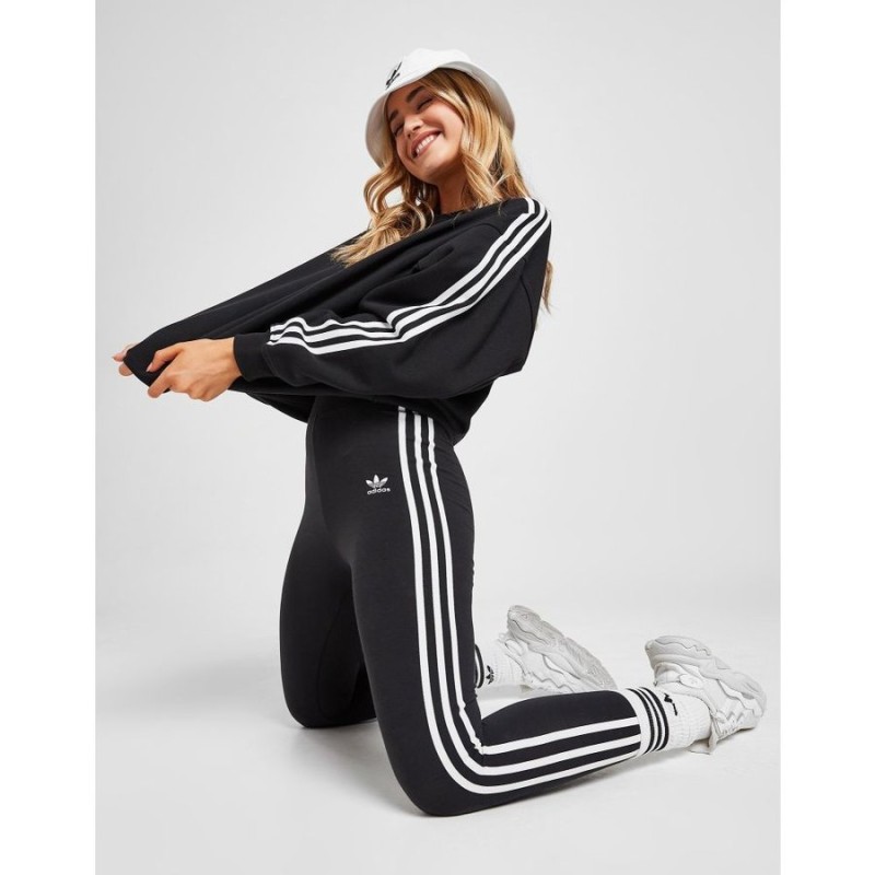 アディダス Adidas Originals レディース スパッツ レギンス インナー 下着 3 Stripes Linear Leggings Black 通販 Lineポイント最大0 5 Get Lineショッピング