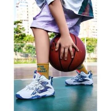 科比曼巴籃球鞋兒童實戰球鞋摩擦有響秋季透氣中大童學生運動鞋男