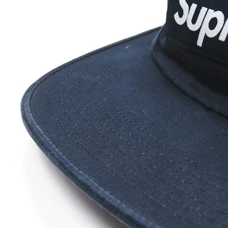 シュプリーム Supreme 16AW アメリカ製 Wildlife Side Pocket Camp Cap ワイルドライフ サイドポケットキャンプ キャップ フリー ネイビー BOX LOGO 帽子 | LINEブランドカタログ