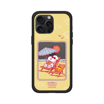 iPhone 15 Pro Max Mod NX 黑 - 史努比 Snoopy - 曬太陽