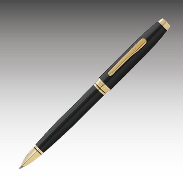 CROSS Coventry高雲亮金夾亮黑原子筆免費刻字  (原廠正貨)