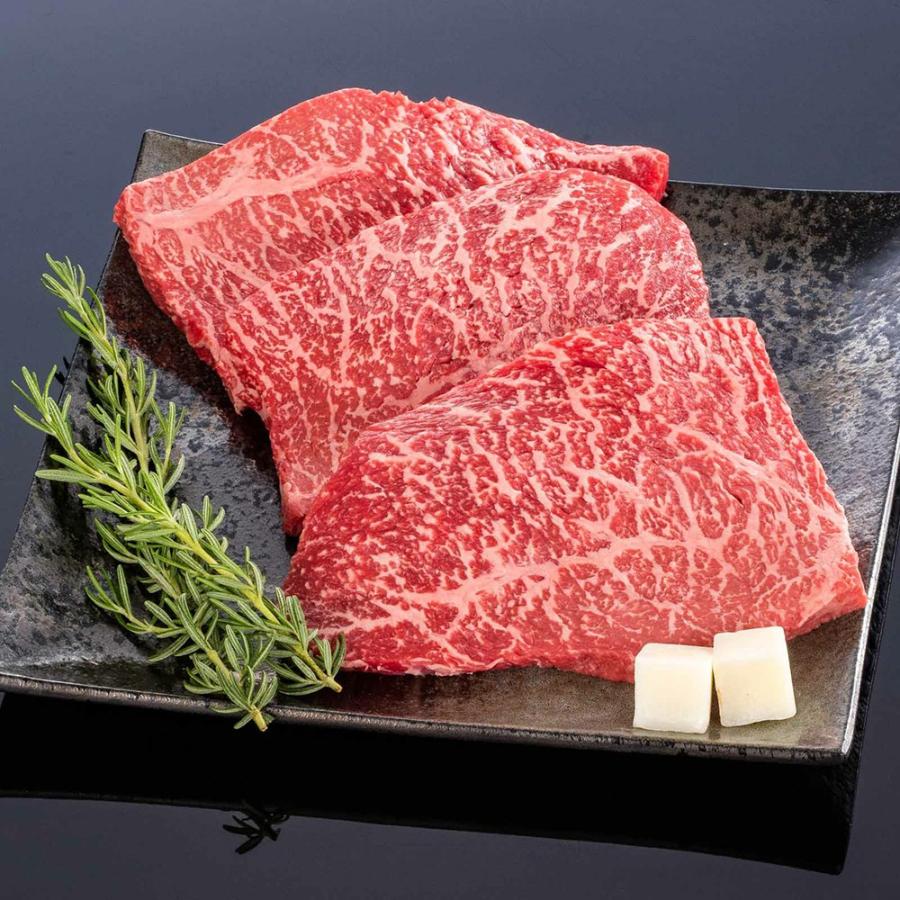 熊野牛 ステーキ上モモ 600g (3枚)  |敬老の日 お歳暮 和歌山 熊野 紀州 肉 お肉 高級 ギフト プレゼント 贈答 自宅用